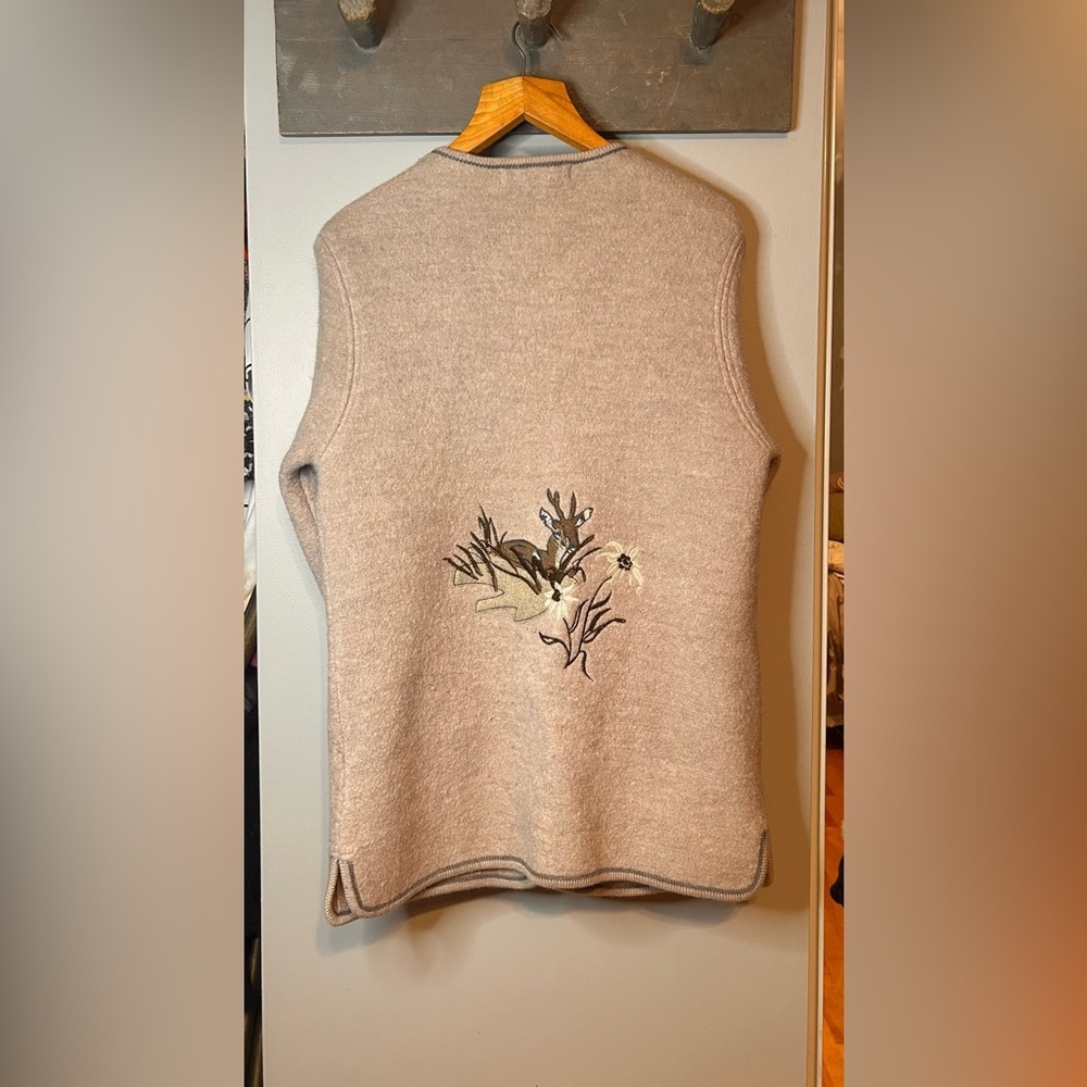 100% wool handmade cardigan - Picture 2 of 16